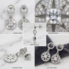 Premium CZ Sterling Silver Drop Earrings