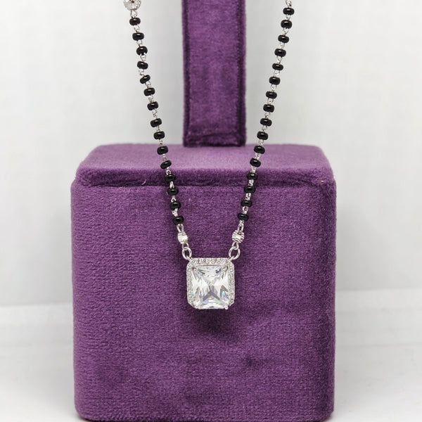 Moonlight Charm Silver Mangalsutra