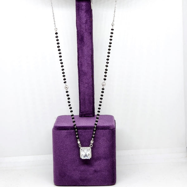 Moonlight Charm Silver Mangalsutra