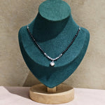 Crystal Wave Silver Mangalsutra
