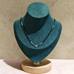 Diamond Spark Silver Mangalsutra