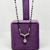Elegant Leaf Silver Mangalsutra