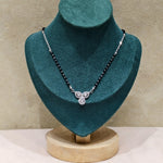 Diamond Spark Silver Mangalsutra