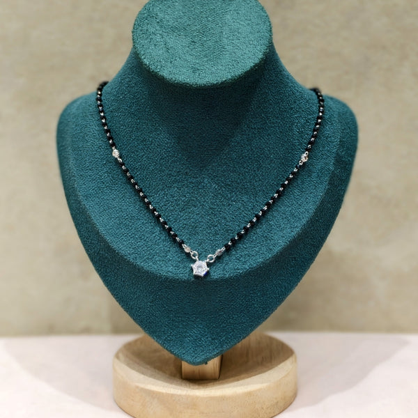 Forever Diamond Sterling Silver Mangalsutra
