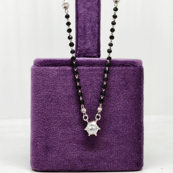 Forever Diamond Sterling Silver Mangalsutra