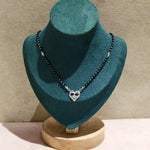 Heart of Forever Silver Mangalsutra