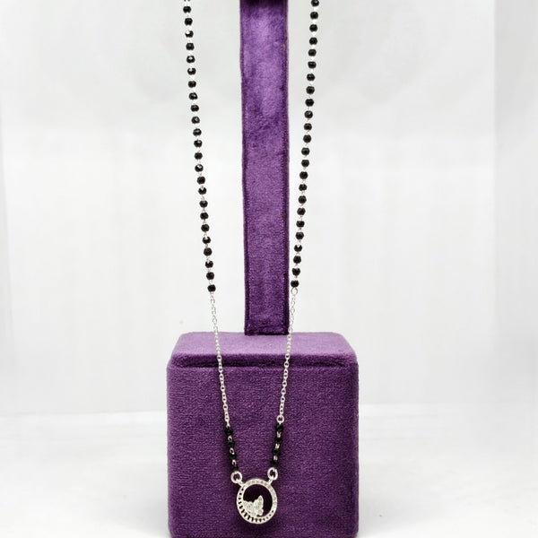 Butterfly Bliss Sterling Silver Mangalsutra