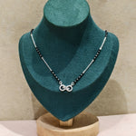 Infinity Circle Silver Mangalsutra