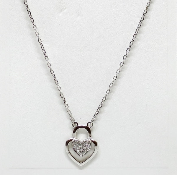 Eternal Silver Heart Antique Jewellery