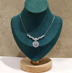 Imperial Silver Set Antique Necklace