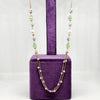 Antique Rose Aura Silver Necklace