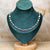 Antique Rose Aura Silver Necklace