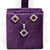 Vintage Silver Charm Earrings Pendent Set