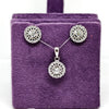 Silver Royale Earring Pendant Set