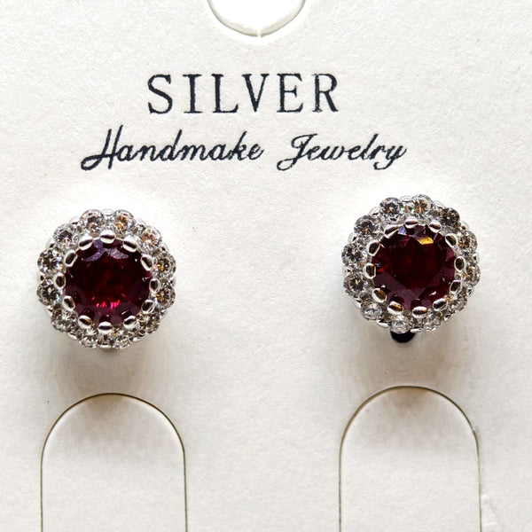 Heritage Bloom Silver Earrings Pendant Set