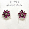 Imperial Silver Charm Earrings Pendent Set