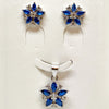 Silver Elegance Earrings Pendent Set