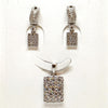 Antique Blossom Earrings Pendent Duo