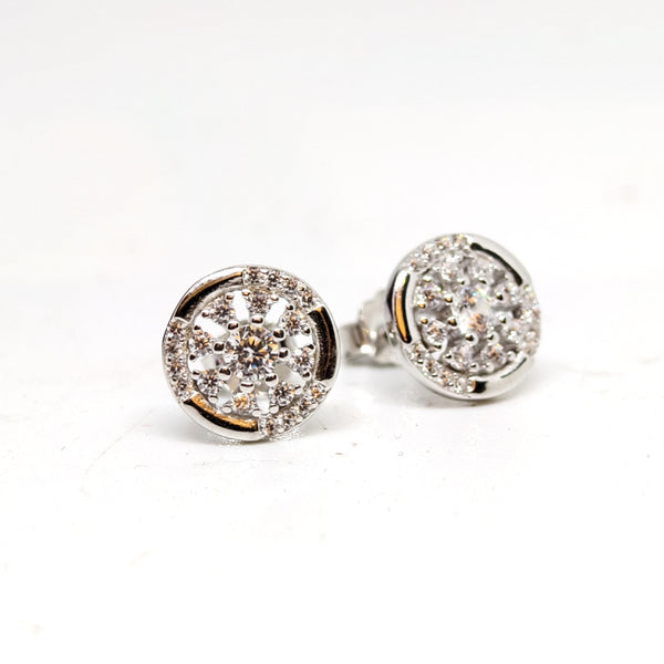 Celeste Glow Silver Earrings