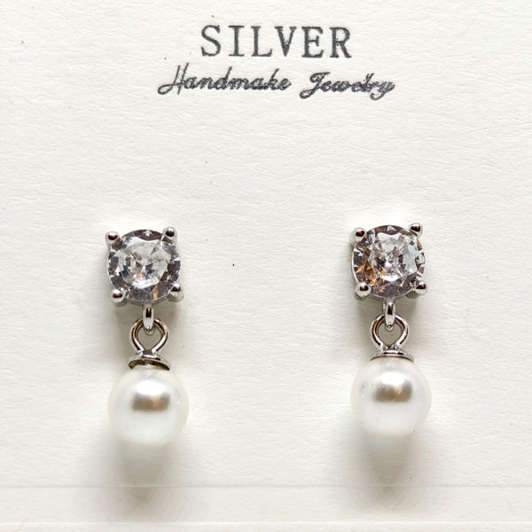 Aurora Shine Silver Earrings