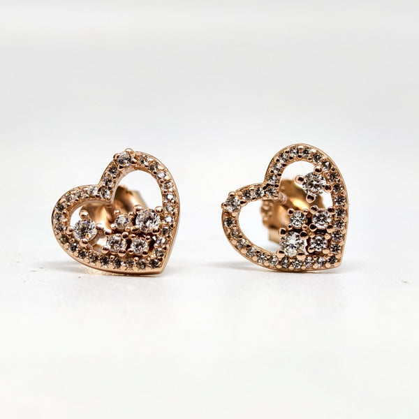 Stella Rosé Dazzle Silver Earrings