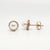 Opaline Rosé Glow Silver Earrings