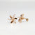 Nova Rosé Spark Studs Silver Earrings