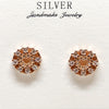 Ivora Blush Charm Silver Earrings
