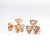 Velvet Rosé Drops Silver Earrings