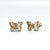 Elysian Butterfly Curve Silver Earrings