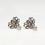 Mystique Spark Silver Earrings