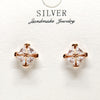 Stella Rosé Dazzle Silver Earrings