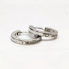 Aurora Woven Basket Silver Earrings