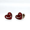 Twinkle Heart Silver Earrings