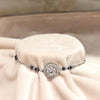 Diamond Touch Silver Bracelet