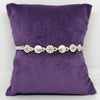 Elegant Round Link Silver Bracelet