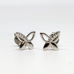 Elegant Butterfly Sterling Silver Earrings