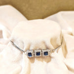 Diamond Touch Silver Bracelet
