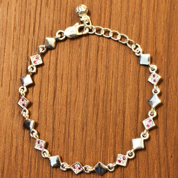 . Royal Link Silver Bracelet