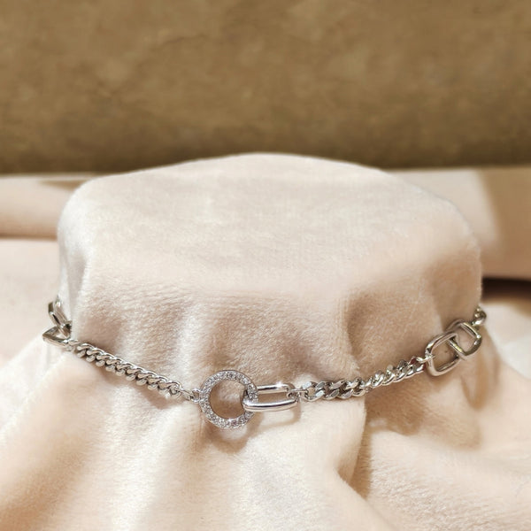 Daisy Bloom Silver Bracelet