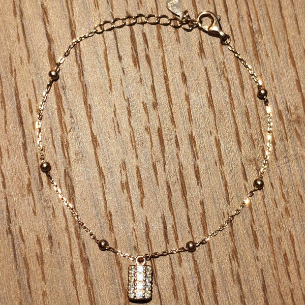 Rose Gold Charm Bracelet