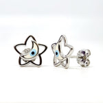 Evil Eye Sterling Silver Earrings