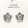 Evil Eye Sterling Silver Earrings