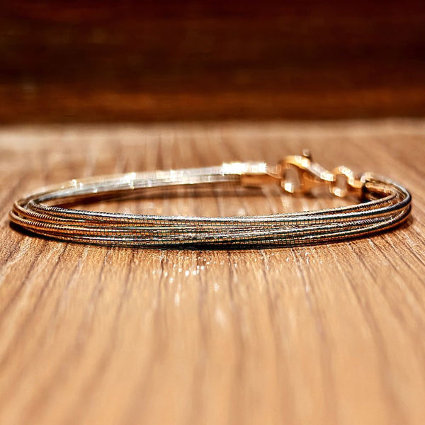 Korean Adjustable Chain Silver Bracelet