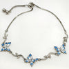 Elegant Butterfly Sterling Silver Bracelet
