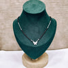 Butterfly Charm Silver Mangalsutra