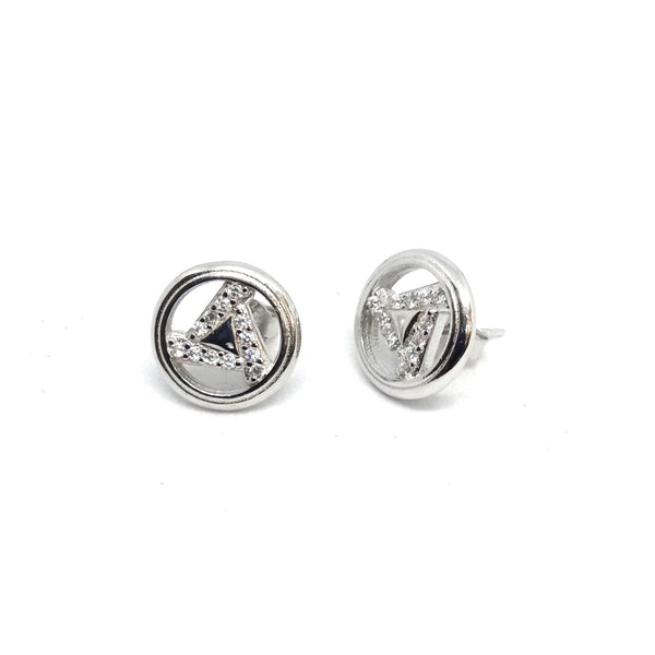 Velora Spark Silver Earrings