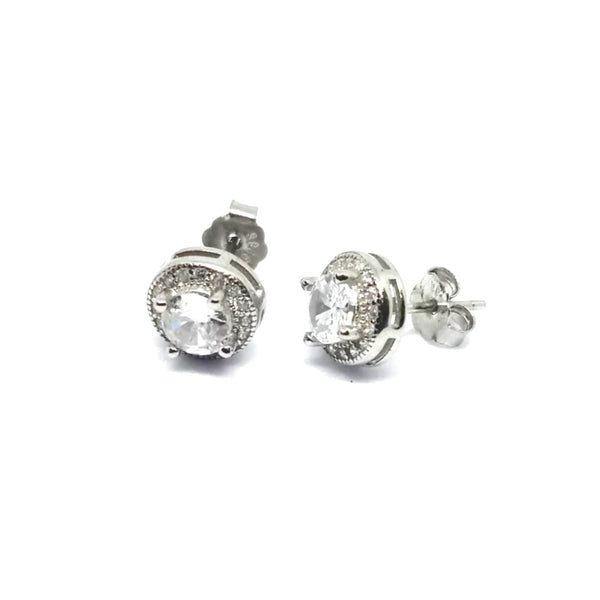 Serene Drop Silver Earrings