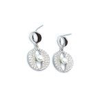 Oria Shine Drops Silver Earrings