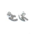 Ivora Charm Silver Earrings